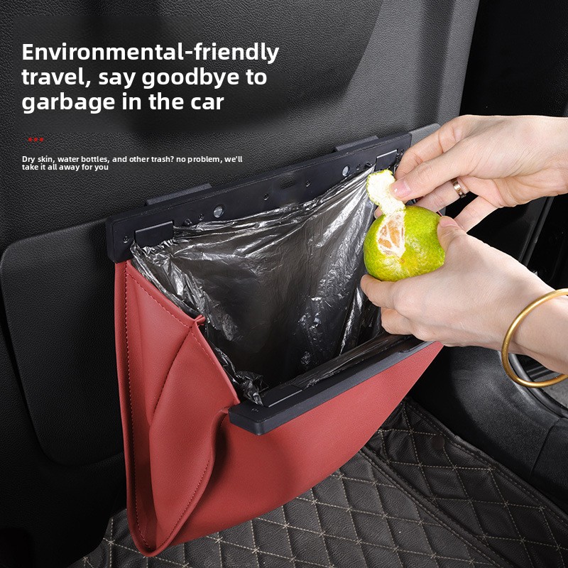 1pcs Car Leather Garbage Bags, - Leather Cleaner Interior recension och pris